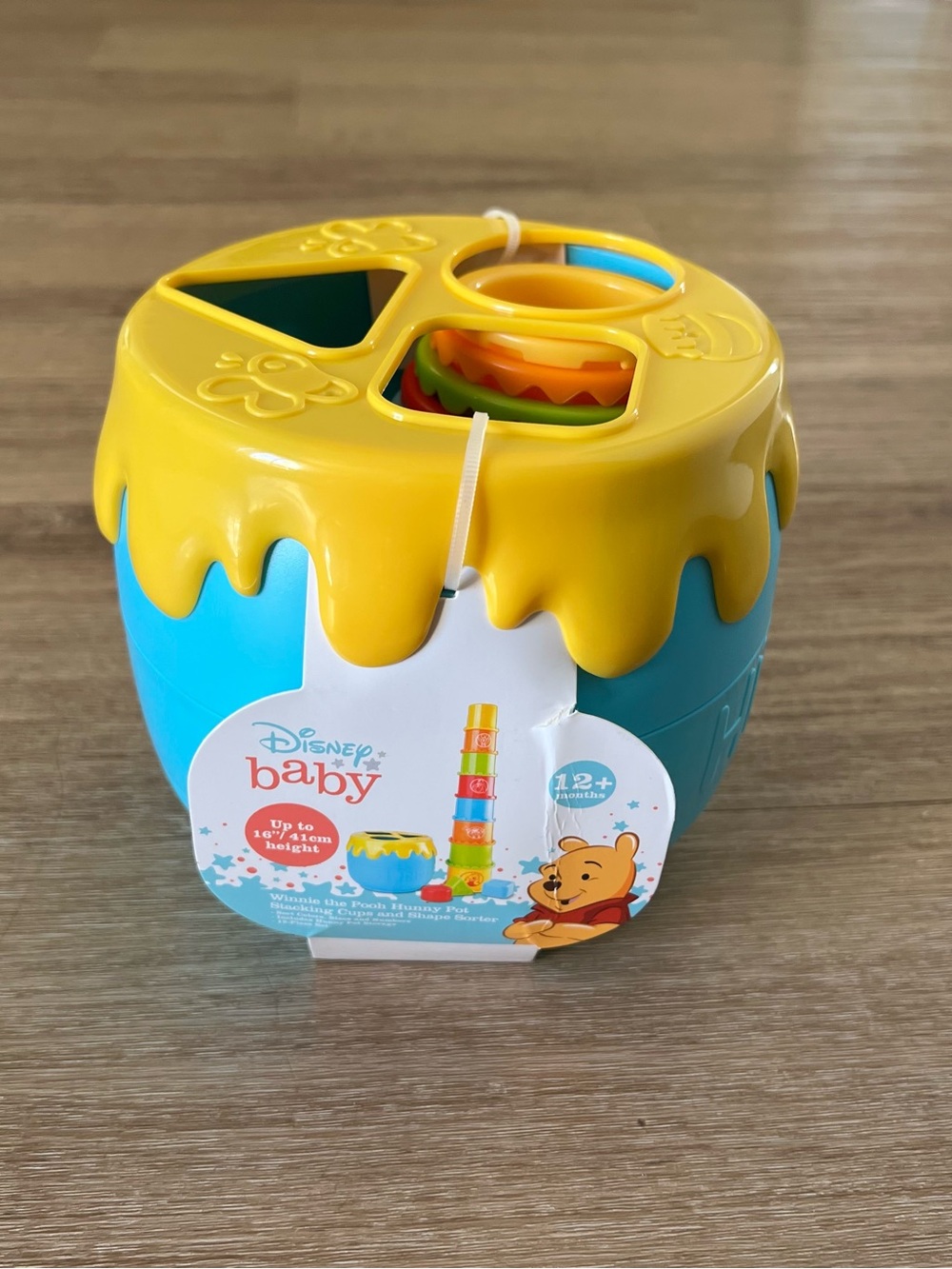 NWT Disney Winnie The Pooh Hunny Pot Stacking Cups and Shape Sorter
